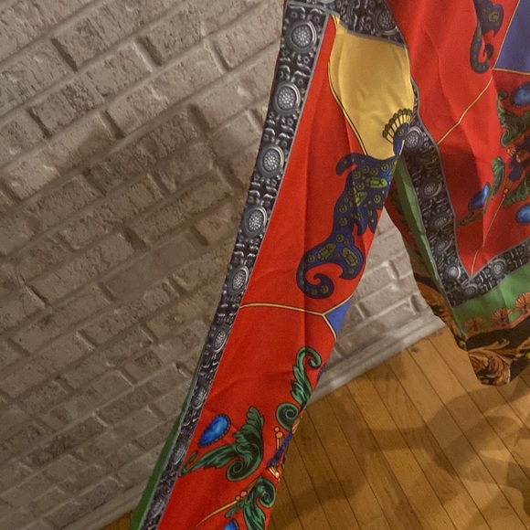 Franco P Collezione di capi Versace style vintage silky button down size xl new - Picture 3 of 5